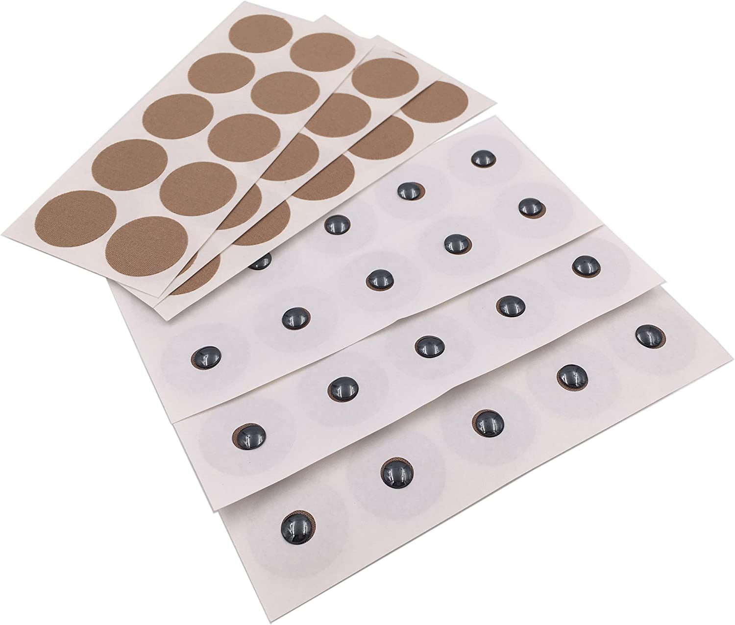 Magnetic Acupressure Patches 600 Gauss 30 Magnets 30 Replacement Adhesives Kit Magnet Therapy